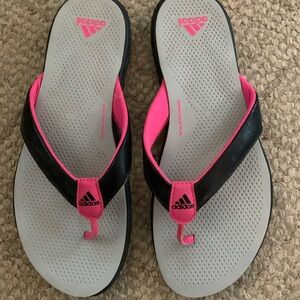 Adidas Gray and Pink Sandals